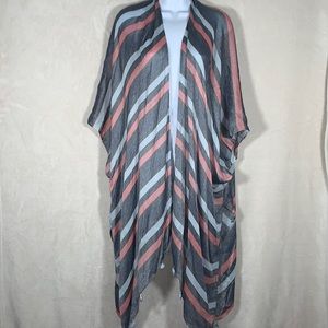 NWT Francesca’s striped shawl.
